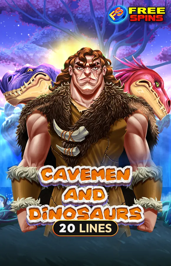 Play Cavemen and Dinosaurs online - Amusnet - Black Dragon Lab