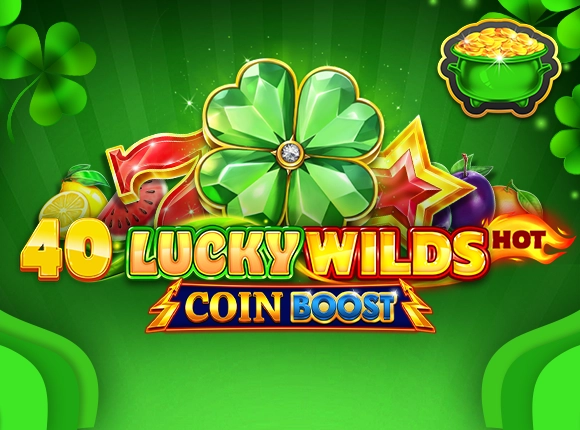 40 Lucky Wilds Hot Coin Boost